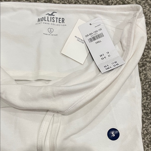 White Halter Crop Top - Picture 4 of 4